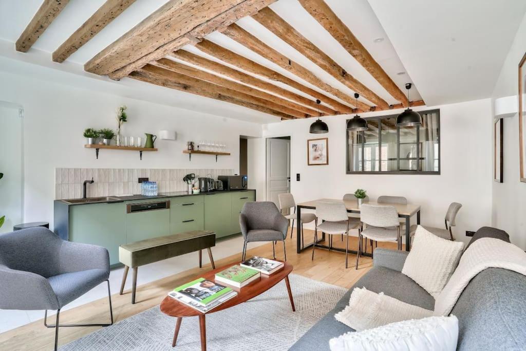 Magnifique Appartement Pour 6 - Montorgueil Paris Exteriör bild