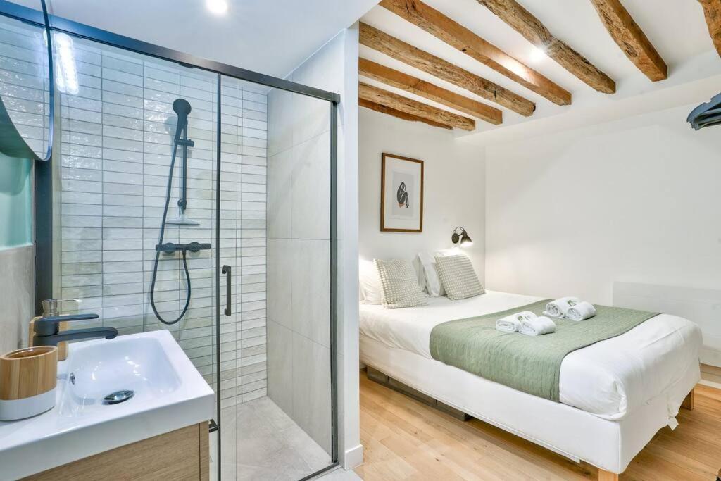 Magnifique Appartement Pour 6 - Montorgueil Paris Exteriör bild