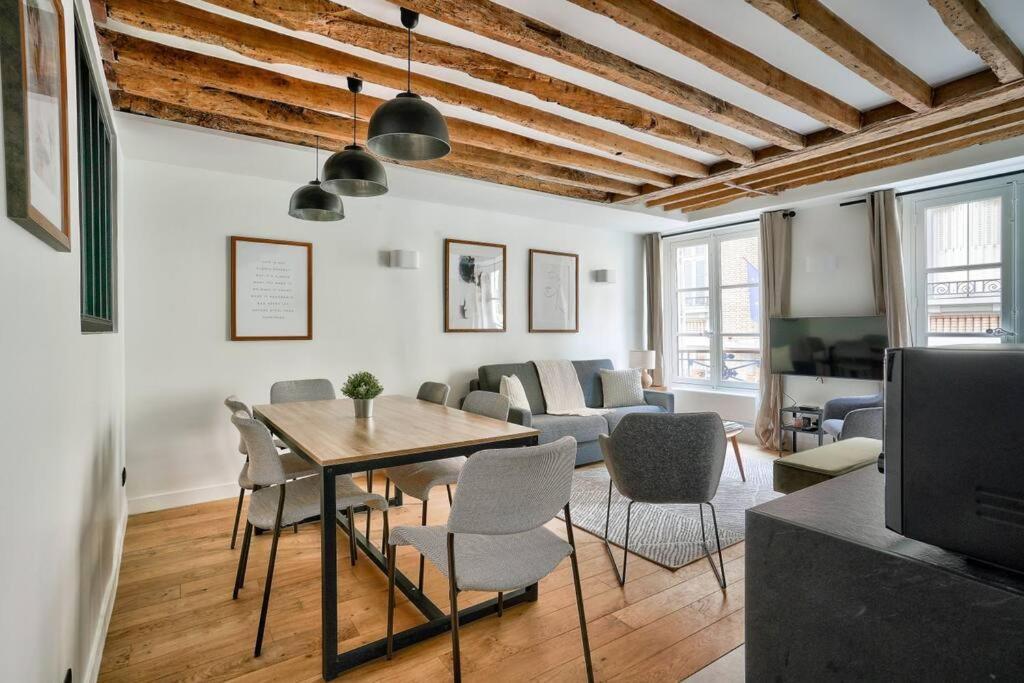 Magnifique Appartement Pour 6 - Montorgueil Paris Exteriör bild